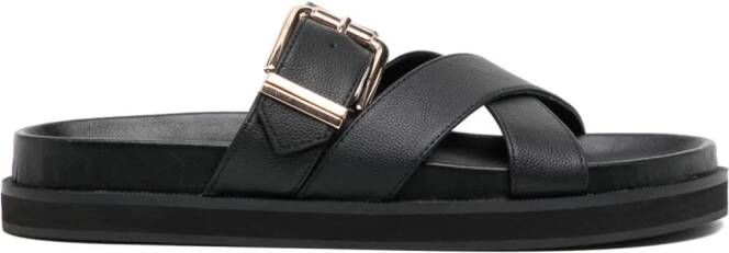 Senso Nia I leren sandalen Zwart