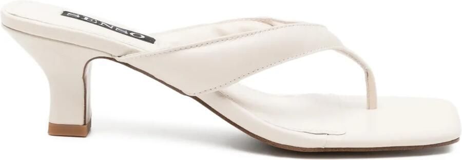 Senso 60 mm vierkant sandalen Beige