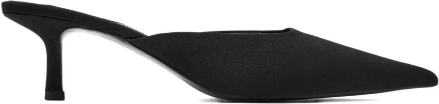 Senso 65 mm muiltjes met puntige neus en hak Zwart