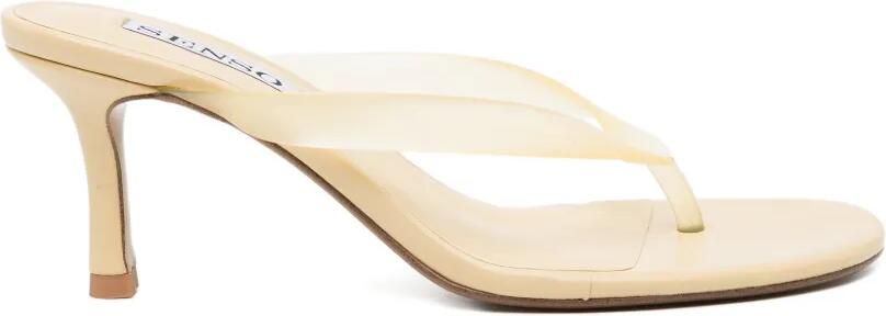 Senso 75 mm Flowe sandalen Geel