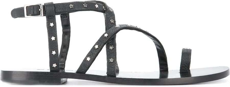 Senso Cassandra strappy sandalen Zwart