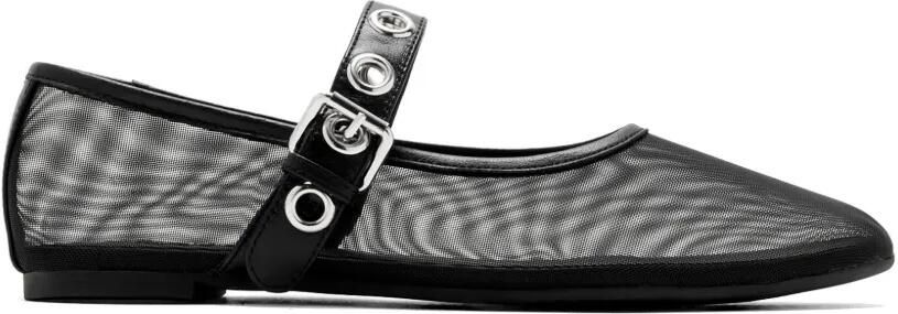 Senso Constance ballerina's met ringlets Zwart