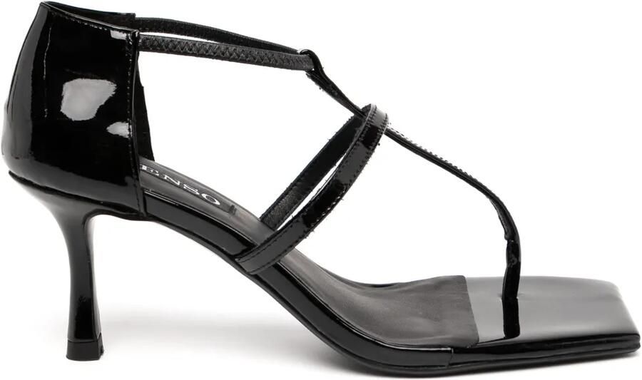 Senso Ebbie sandalen met hak Zwart