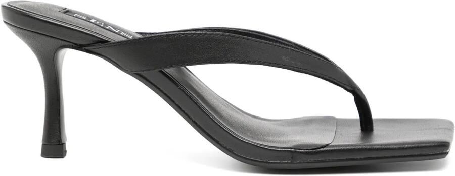 Senso Elvie II sandalen met vierkante neus Zwart