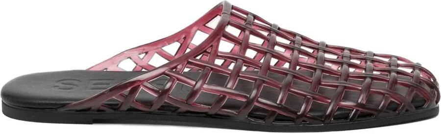 Senso Jacey platte slippers Rood
