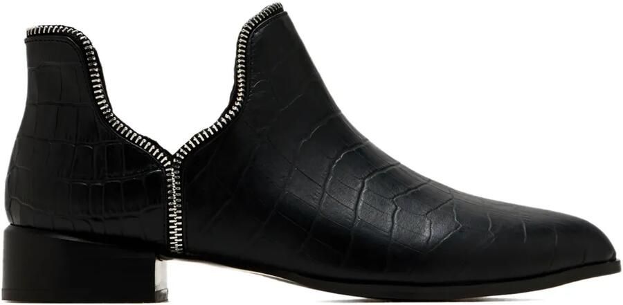 Senso Laarzen met krokodilleneffect Bruin