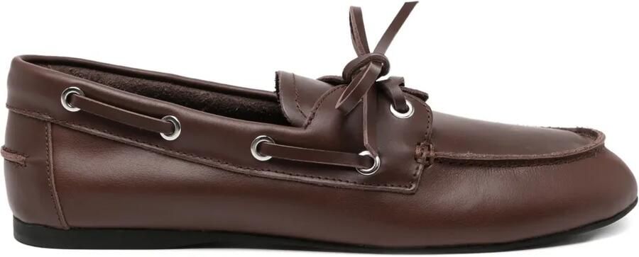 Senso Leren bootschoenen Bruin