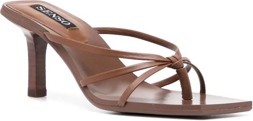 Senso Maria 70mm leren sandalen Bruin