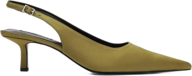 Senso Tamara pointed-toe slingback pumps Groen