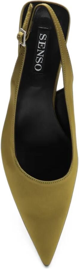 Senso Tamara pointed-toe slingback pumps Groen - Foto 3