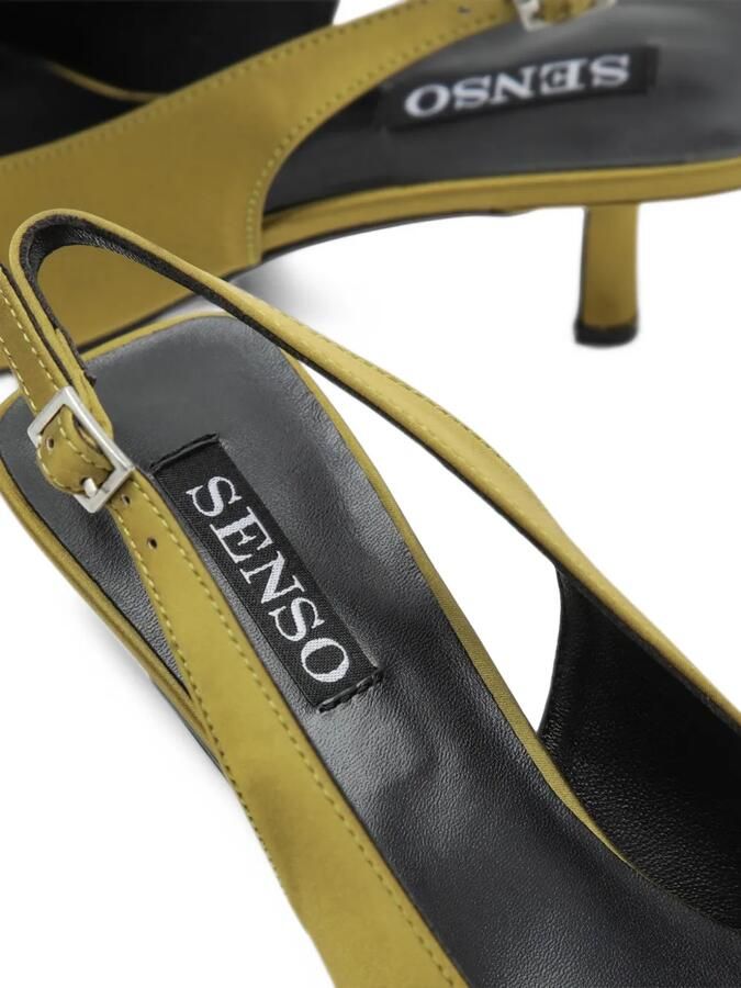 Senso Tamara pointed-toe slingback pumps Groen - Foto 4