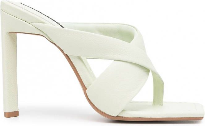 Senso Sofie II leren sandalen Groen