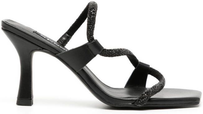 Senso Umee sandalen met vierkante neus Zwart