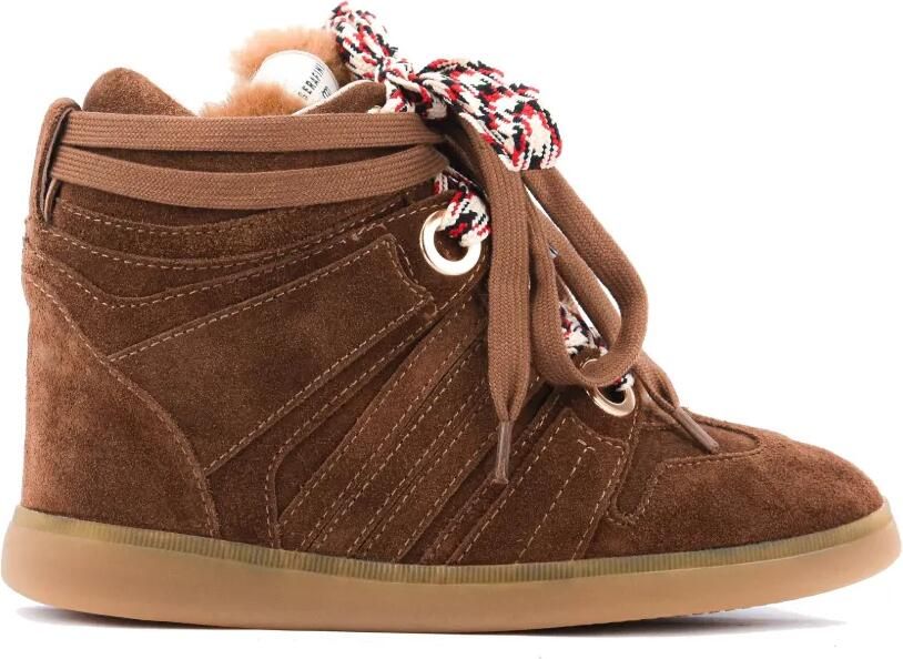 Serafini Manhattan suede-finish sneakers Bruin