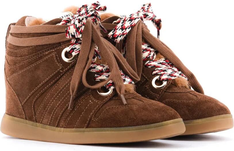 Serafini Manhattan suede-finish sneakers Bruin - Foto 5