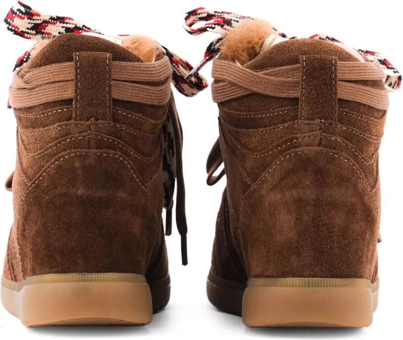 Serafini Manhattan suede-finish sneakers Bruin - Foto 3
