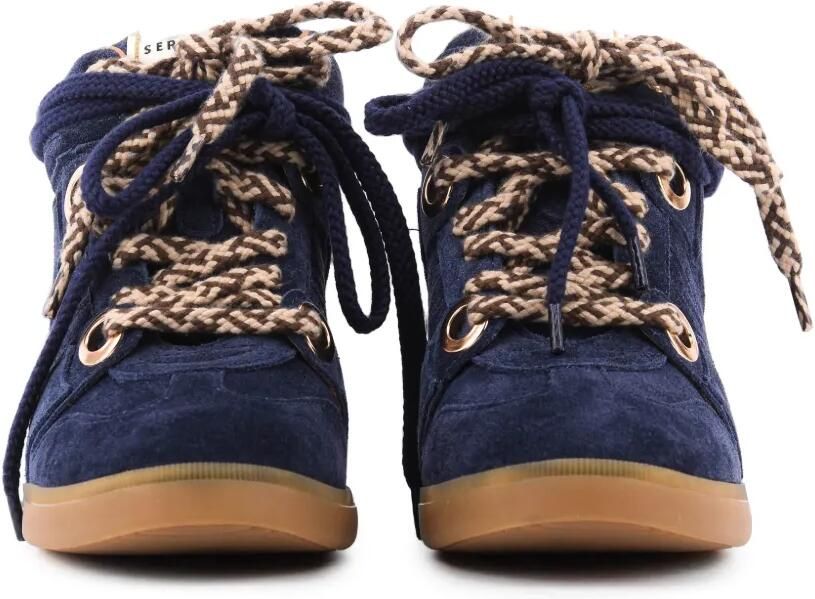 Serafini Manhattan suède sneakers Blauw - Foto 3