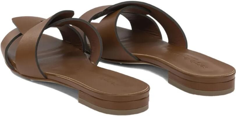 Sergio Levantesi Aria6 Tryde leren sandalen met uitgesneden details Bruin - Foto 3