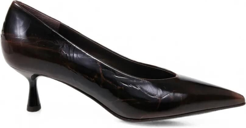 Sergio Levantesi Beatrix pumps met puntige neus Bruin