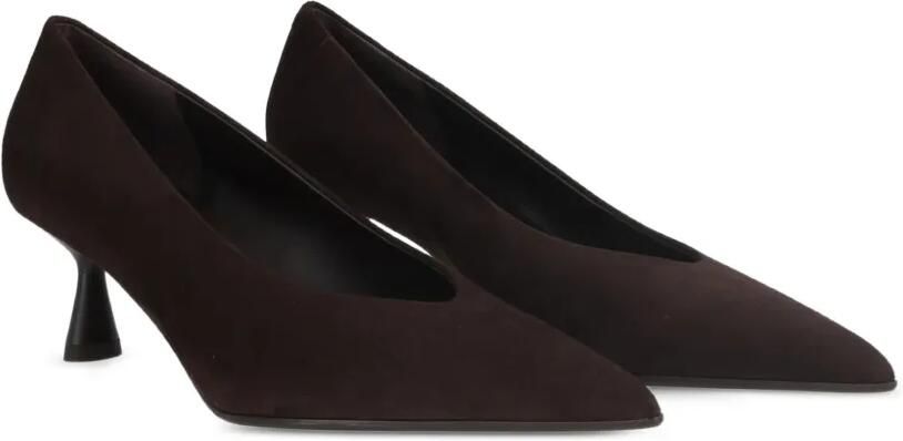 Sergio Levantesi Beatrix67 suède pumps Bruin - Foto 3