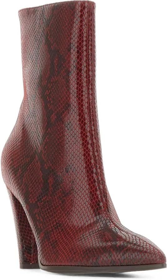 Sergio Levantesi Delia67 enkellaarzen met python-print Rood - Foto 5