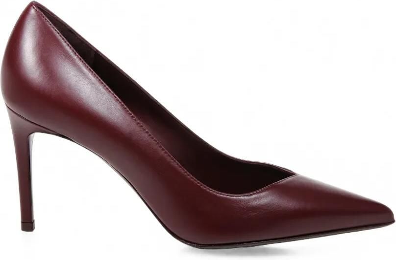 Sergio Levantesi Divina leren pumps met puntige neus Rood