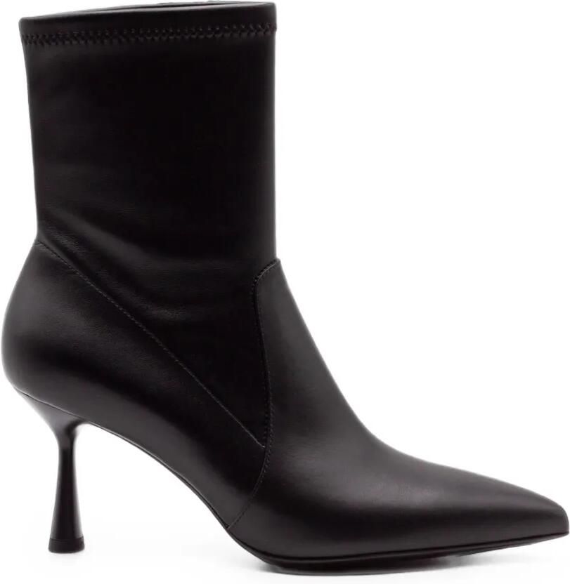 Sergio Levantesi Janet slip-on enkellaarzen Zwart