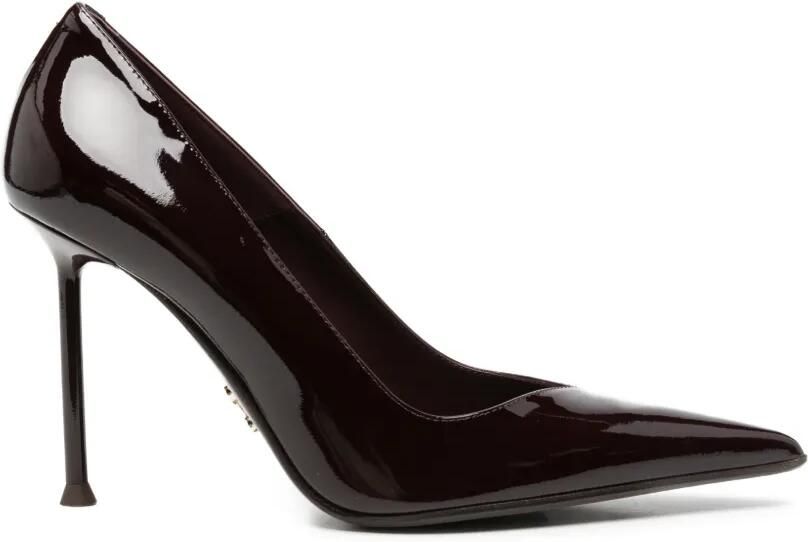 Sergio Levantesi Pop pumps met puntige neus en gelakte afwerking Paars - Foto 2