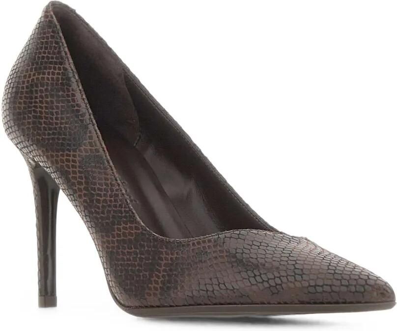 Sergio Levantesi Pumps met puntige neus en cobra-print Bruin - Foto 4