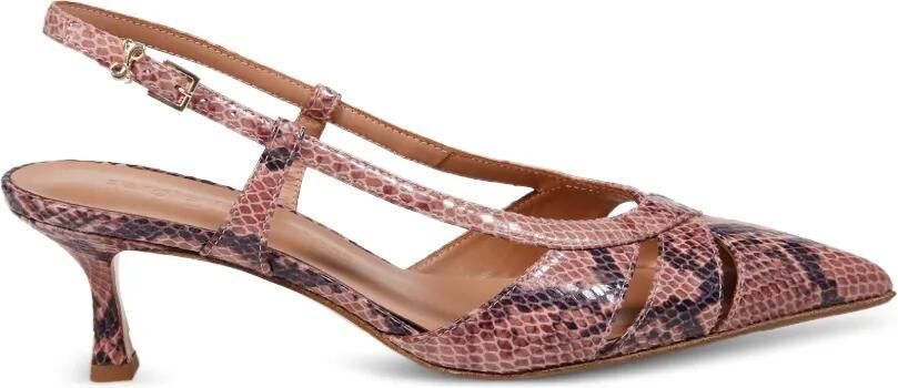 Sergio Levantesi Pumps met slangen-effect en bandje Roze - Foto 4