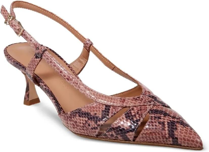 Sergio Levantesi Pumps met slangen-effect en bandje Roze - Foto 2
