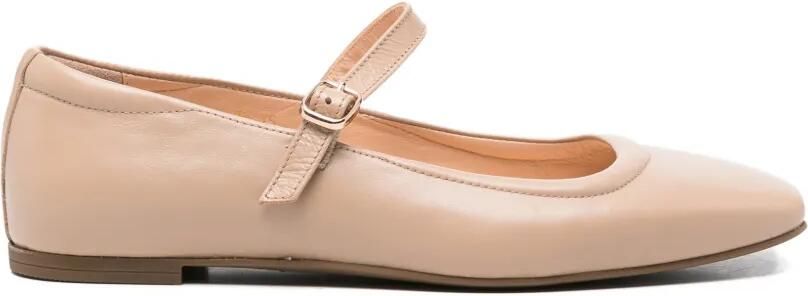 SERGIO MORETTI FIRENZE Ballerina's met gespsluiting Beige