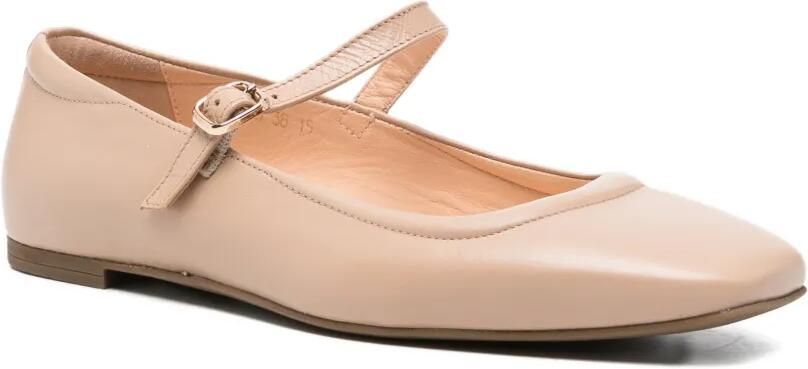SERGIO MORETTI FIRENZE Ballerina's met gespsluiting Beige - Foto 3