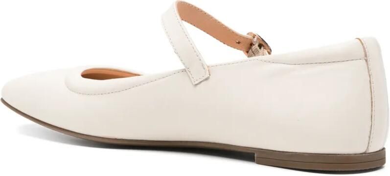 SERGIO MORETTI FIRENZE Ballerina's met gespsluiting Beige - Foto 3
