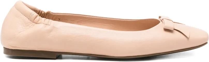 SERGIO MORETTI FIRENZE Ballerina's met strikdetail Beige