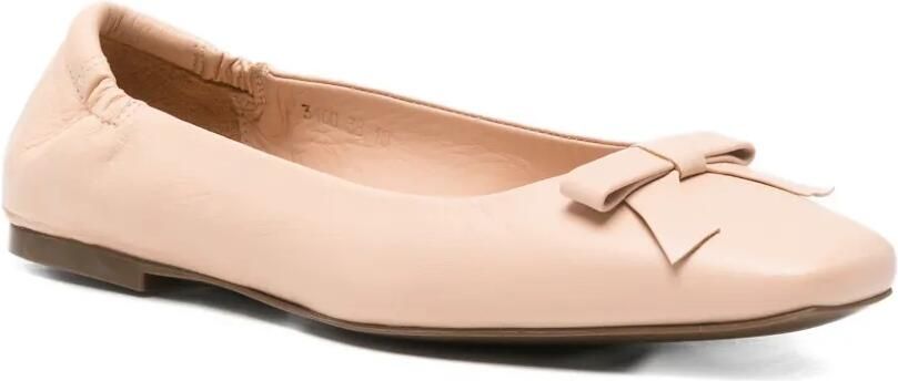 SERGIO MORETTI FIRENZE Ballerina's met strikdetail Beige - Foto 2