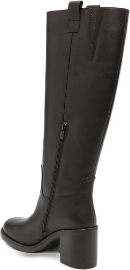 SERGIO MORETTI FIRENZE block-heel knee-high boots Bruin - Foto 2