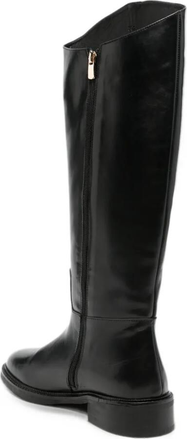 SERGIO MORETTI FIRENZE buckle-detail knee-high boots Zwart