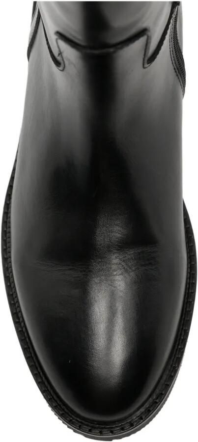 SERGIO MORETTI FIRENZE buckle-detail knee-high boots Zwart - Foto 4