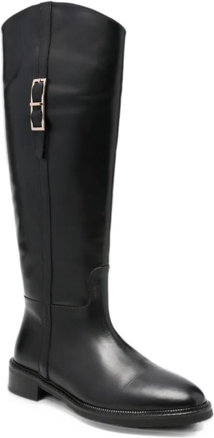 SERGIO MORETTI FIRENZE buckle-detail knee-high boots Zwart - Foto 3