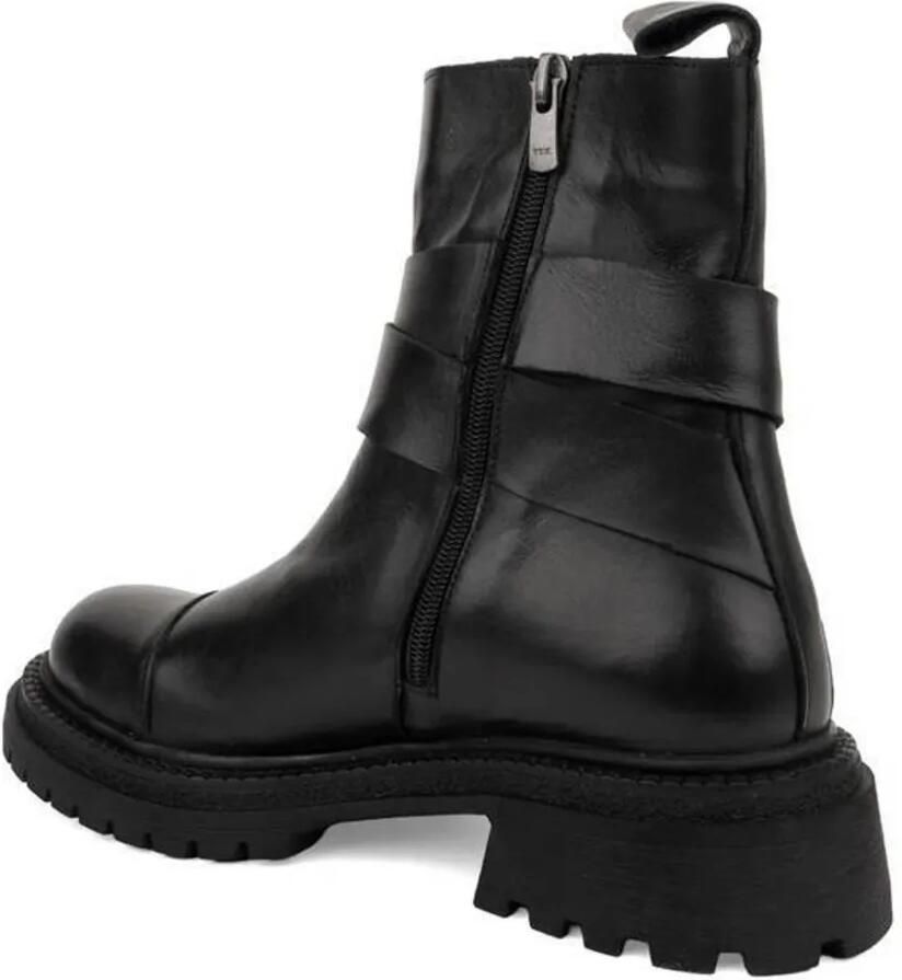 SERGIO MORETTI FIRENZE buckle-strap ankle boots Zwart - Foto 2
