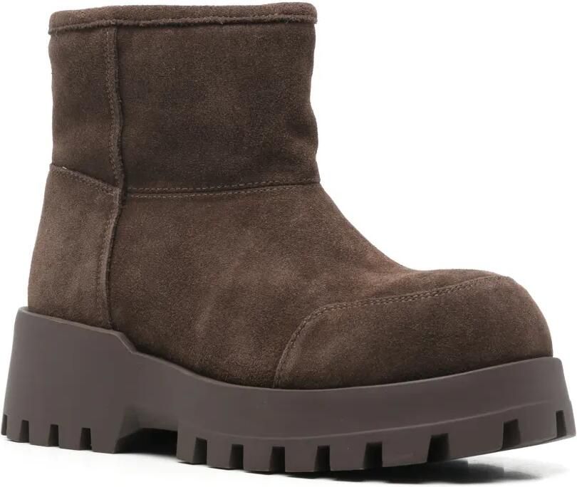 SERGIO MORETTI FIRENZE chunky-sole ankle boots Bruin - Foto 2