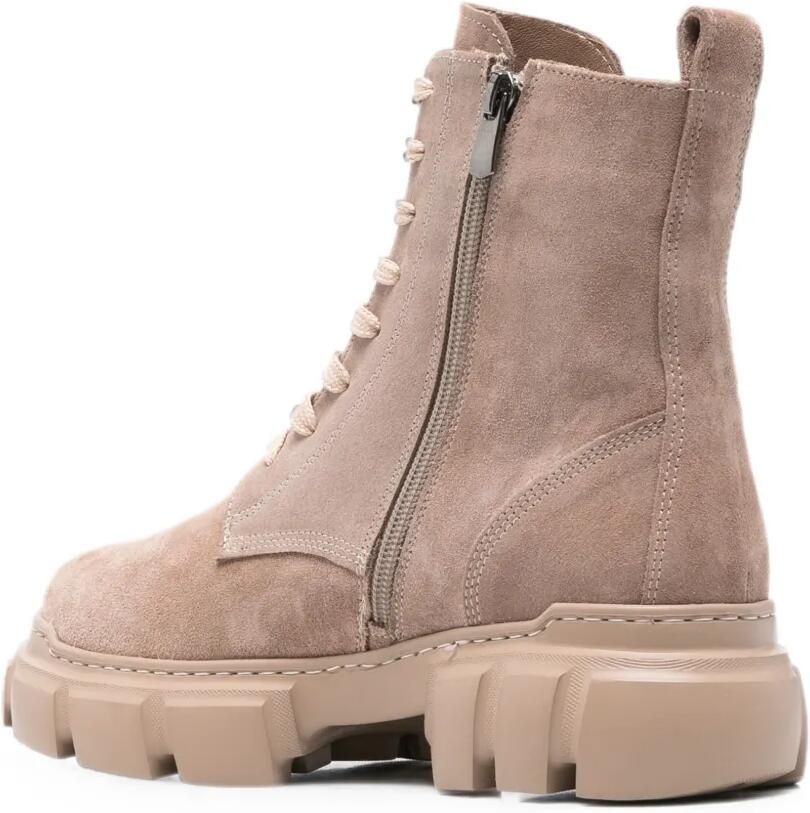 SERGIO MORETTI FIRENZE Combat boots Beige - Foto 3