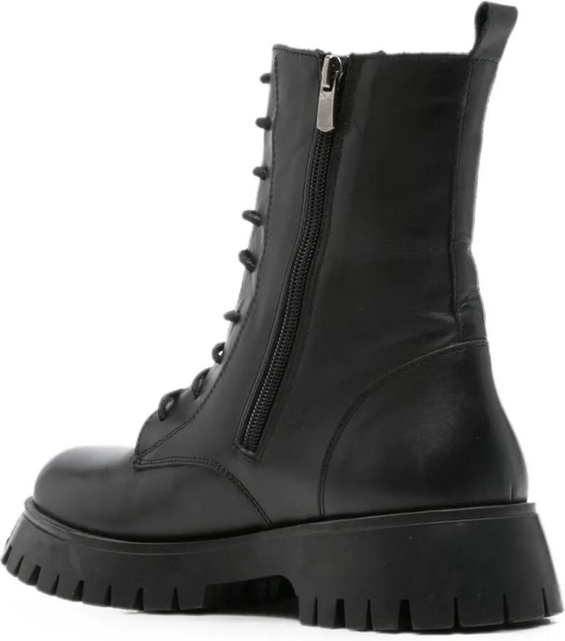 SERGIO MORETTI FIRENZE Combat boots Zwart