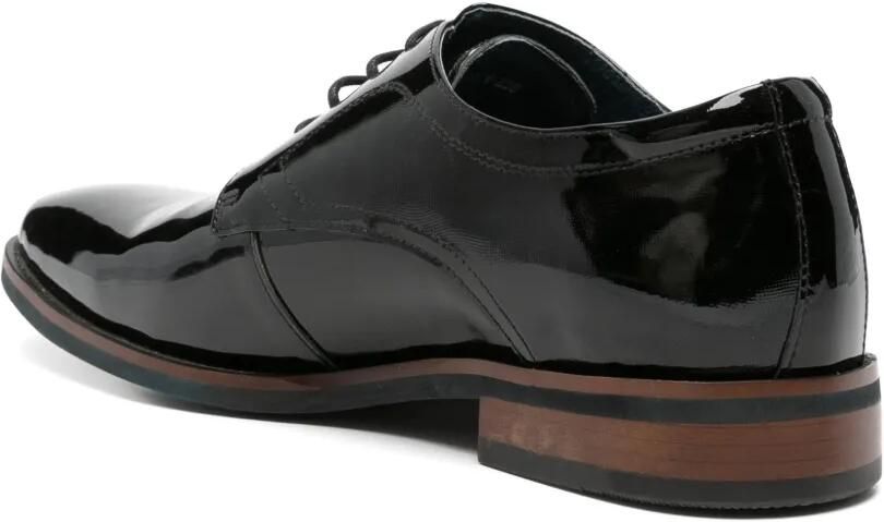 SERGIO MORETTI FIRENZE Derby schoenen met gelakte afwerking Zwart - Foto 2