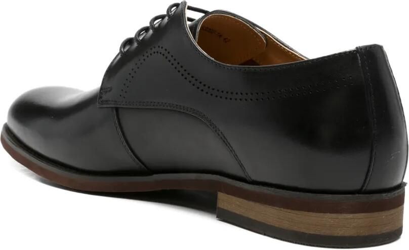 SERGIO MORETTI FIRENZE Derby schoenen met geperforeerd detail Zwart - Foto 2