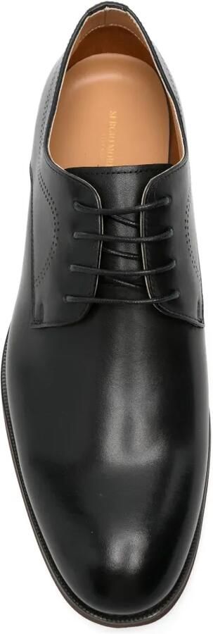SERGIO MORETTI FIRENZE Derby schoenen met geperforeerd detail Zwart - Foto 3