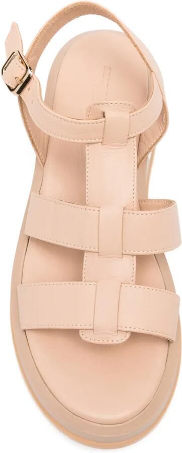 SERGIO MORETTI FIRENZE Gekooide sandalen Beige - Foto 4