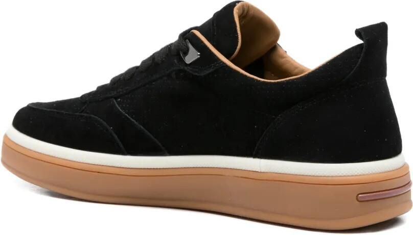 SERGIO MORETTI FIRENZE Geperforeerde sneakers Zwart - Foto 2
