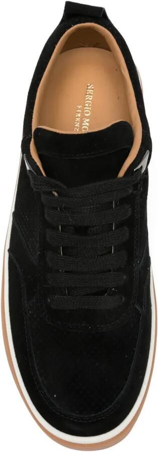SERGIO MORETTI FIRENZE Geperforeerde sneakers Zwart - Foto 3